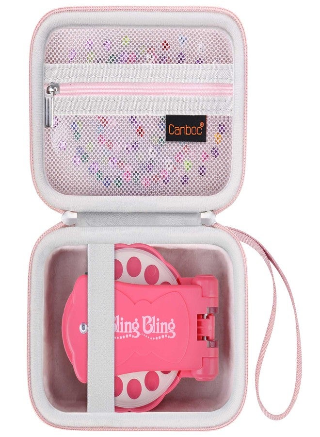 Canboc Carrying Case for Blinger Diamond Starter Kit, Blinger Sparkle Collection Box, Mesh Pocket fit Accessories,Pink (Case Only) - Image 1
